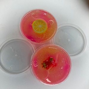 Pink lemonade slime
